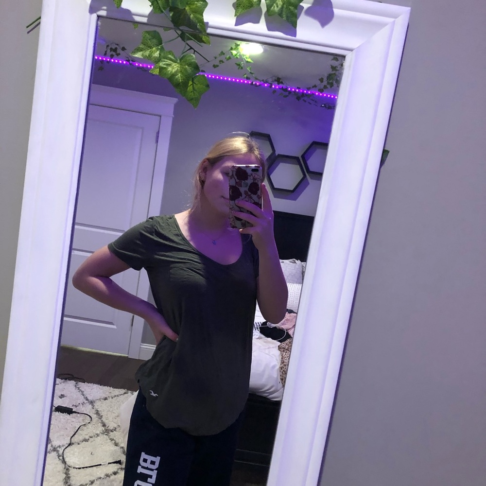 Olive green shirt